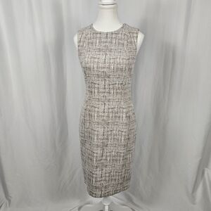 Calvin Klein Sleeveless Patterned Dress Size 6